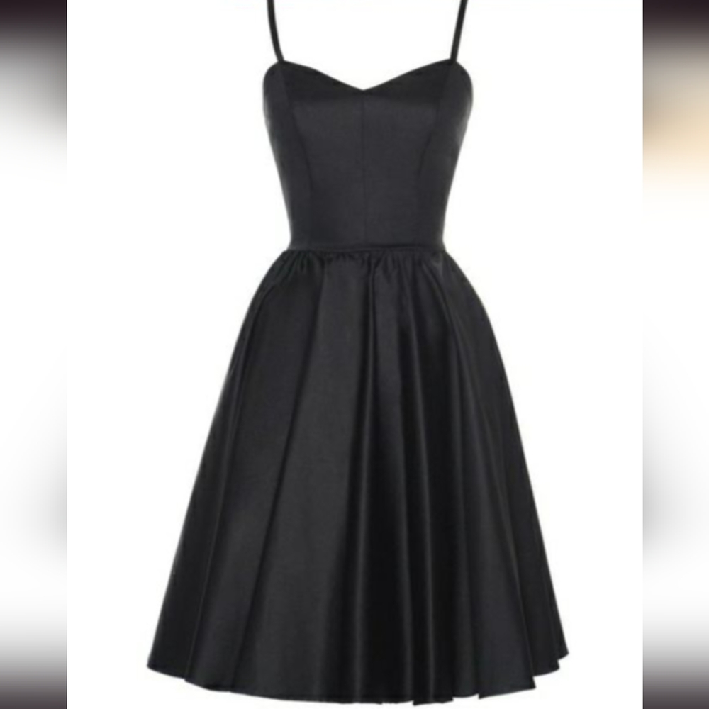 Pinup Girl Clothing Audrey Dress in Black Large